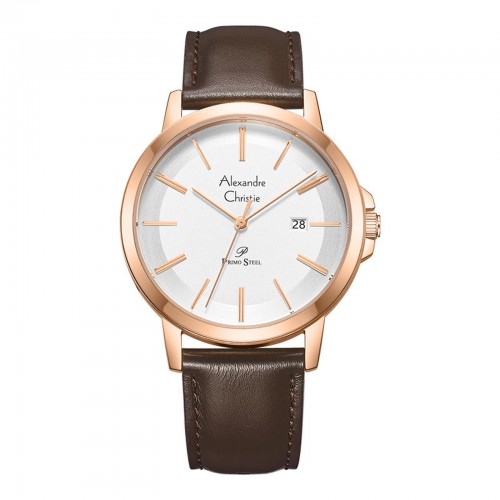 Alexandre Christie AC 1036 Roseogld White Man MDLRGSL